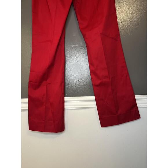 Dickies Girl Pants Womens 13 Red Bull Pant Mid Rise Boot Cut 33 Inseam NHH1011 - Picture 6 of 9